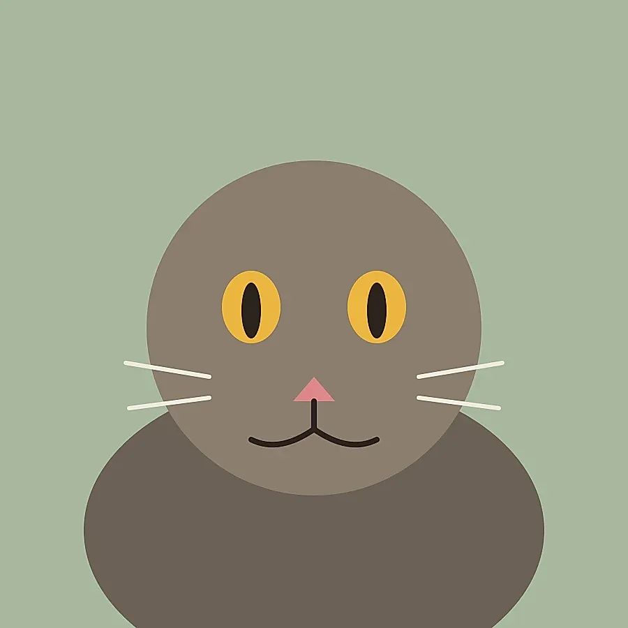 After — A beloved pet's photo, boosted until every whisker stands out.