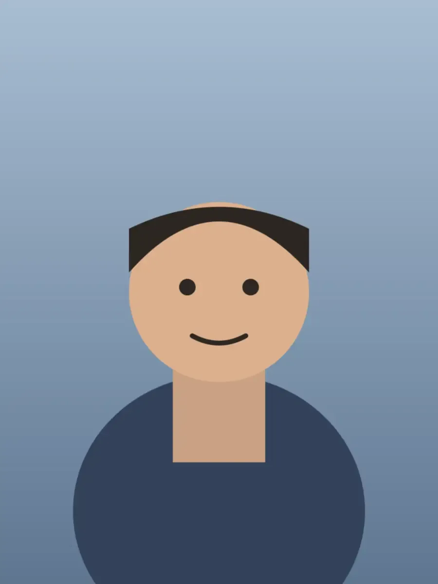 Before — A soft, low-res portrait sharpened into crisp, lifelike detail.